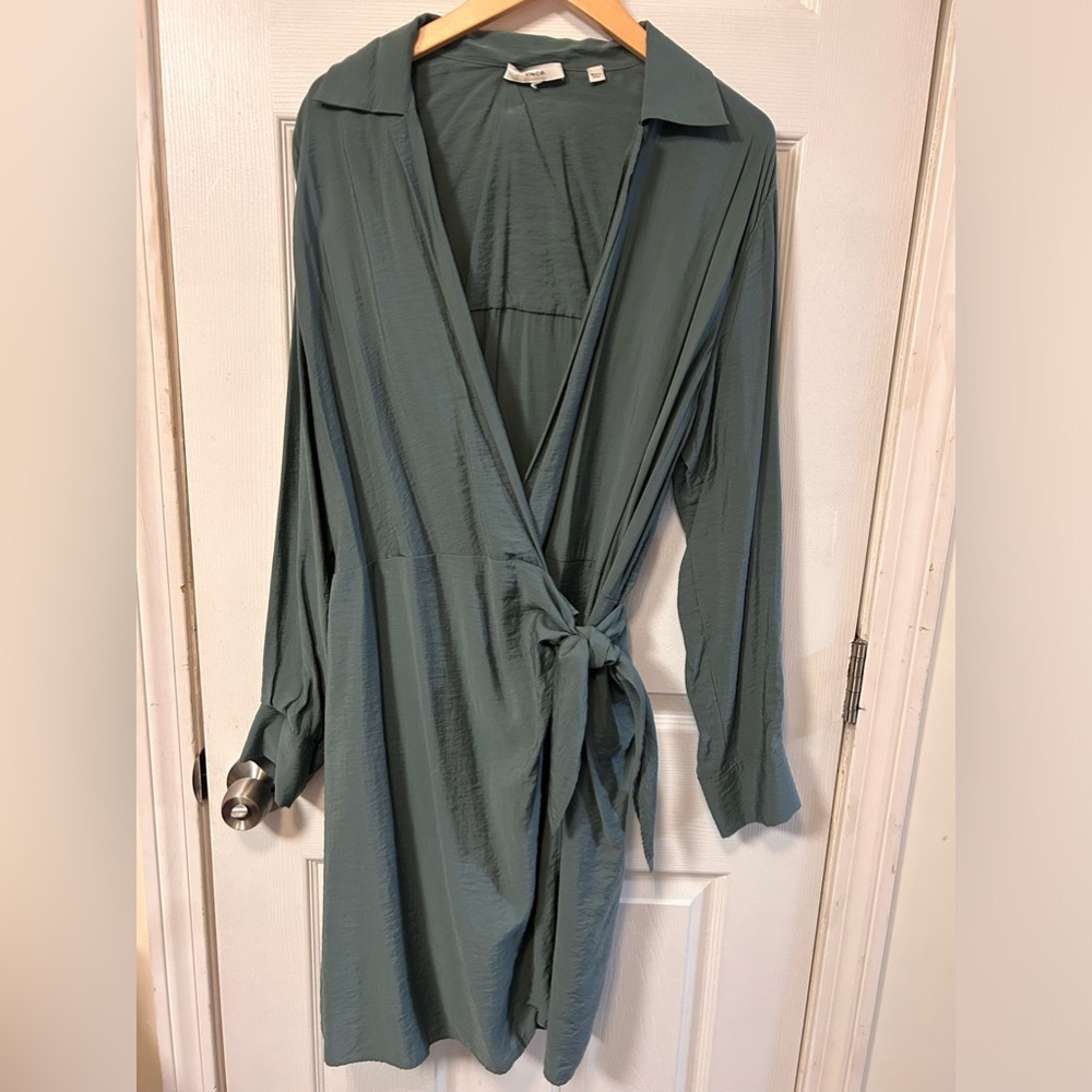 Vince Wrap Shirtdress